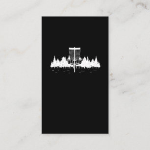 Disc Golf Player Forest Sport Frisbee Disc Golfing Business Card