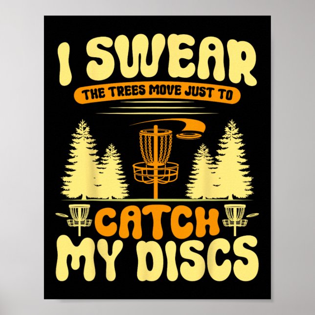 Disc Golf Player Funny  Poster (Front)