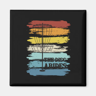 Disc Golf Retro Magnet