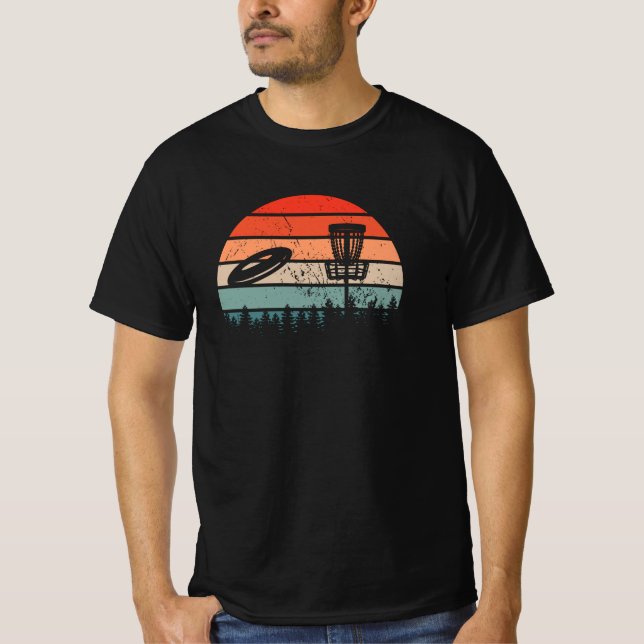 Disc Golf Retro T-Shirt (Front)