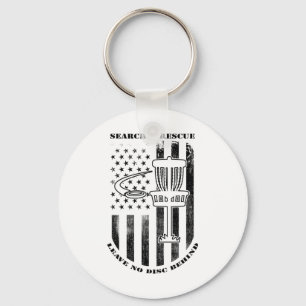 Disc Golf Search And Rescue Leave No Disc Behind B Key Ring