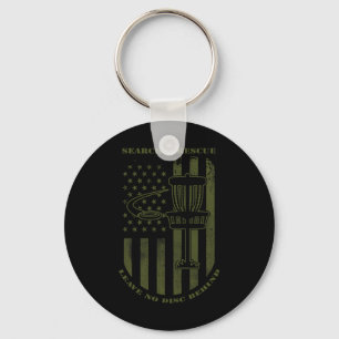 Disc Golf Search And Rescue Leave No Disc Behind G Key Ring