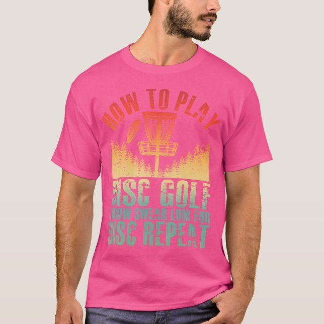 Disc Golf Shirt For Men Dad Disc Golf Player Disc  (Front)