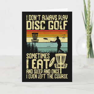 Disc Golf Shirt For Men Dad Disc Golf Player Disc  Card