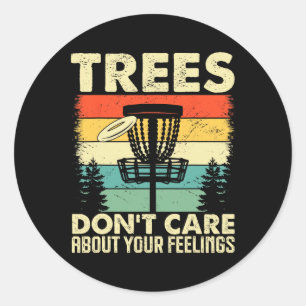 Disc Golf Shirt For Men Dad Disc Golf Player Disc  Classic Round Sticker