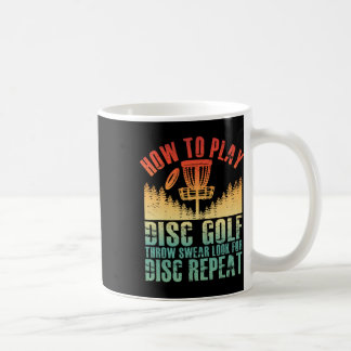 Disc Golf Shirt For Men Dad Disc Golf Player Disc Coffee Mug