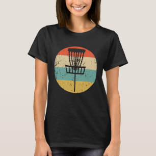 Disc Golf Shirt - Retro Disc Golf Basket T-Shirt