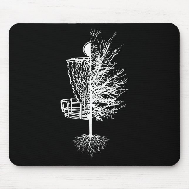 Disc Golf Shirt Sket Tree Frisbee Golf  Mouse Pad (Front)
