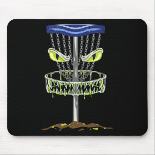 Disc Golf Shirts Men Disc Golf Tee Monster Mouse Pad