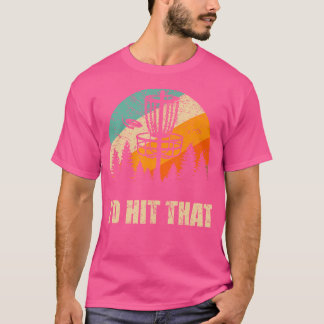 Disc Golf Spor Sunset Frisbee Golf T-Shirt