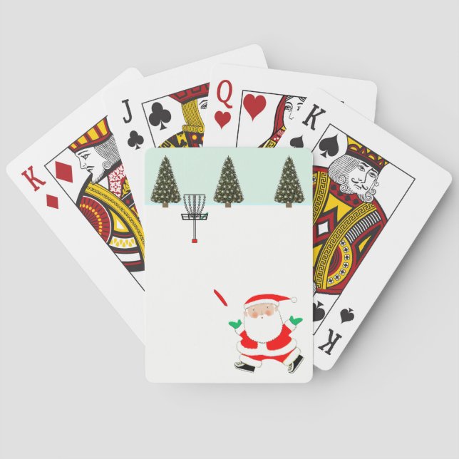 Disc Golf Stocking Stuffer Playing Cards (Back)