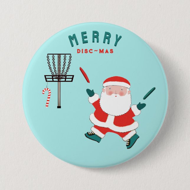 Disc Golf Stocking Stuffers 7.5 Cm Round Badge (Front)