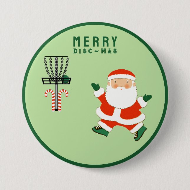 Disc Golf Stocking Stuffers 7.5 Cm Round Badge (Front)