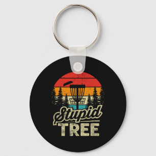 Disc Golf Stupid Tree - Disc Golf Key Ring