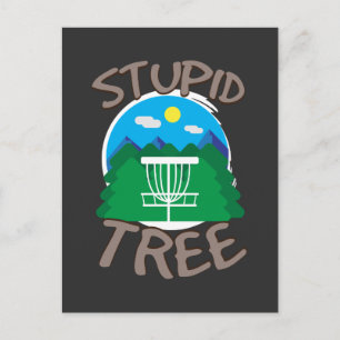 Disc Golf - Stupid Tree Postcard