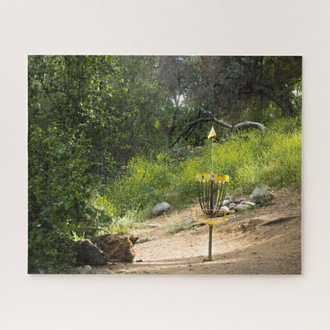 Disc Golf Sunset Puzzle (Horizontal)