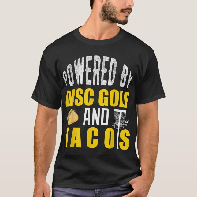 Disc Golf Taco Lover For Men Player Golfing T-Shirt (Front)