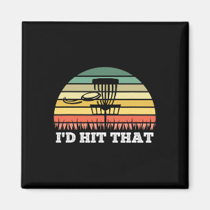 Disc Golf Tee For Men Women Funny Frisbee Golf Magnet