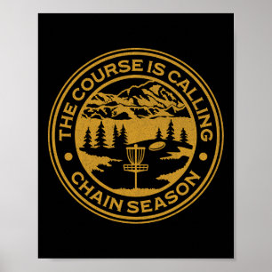 Disc Golf - The Course Is Calling Chain Season  Poster