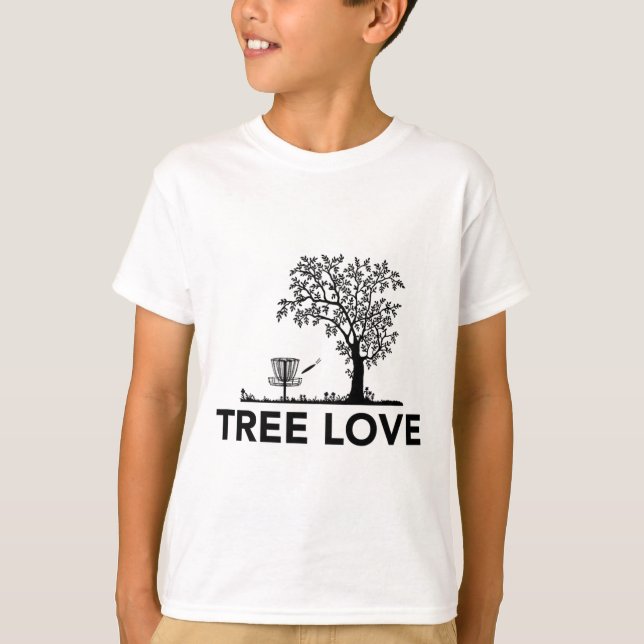 Disc Golf Tree Love  T-Shirt (Front)