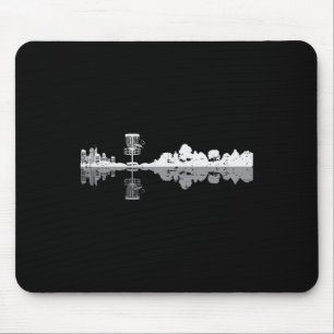 Disc Golf Trees Landscape Frisbee Golfer Frolf Men Mouse Pad
