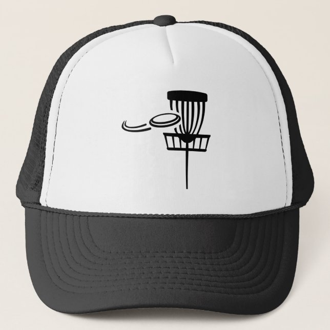 Disc golf trucker hat (Front)