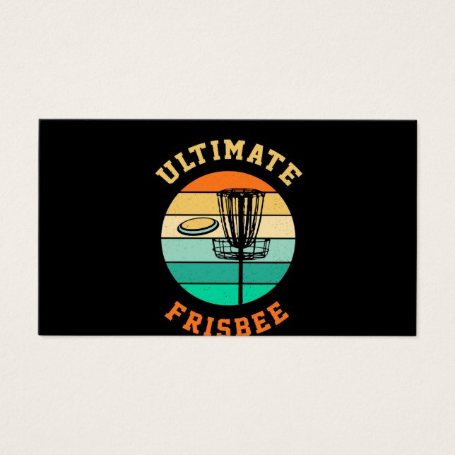 Disc Golf Ultimate Frisbee (Front)