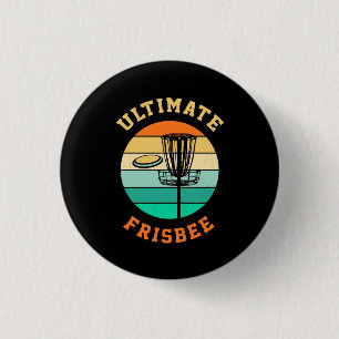 Disc Golf Ultimate Frisbee 3 Cm Round Badge