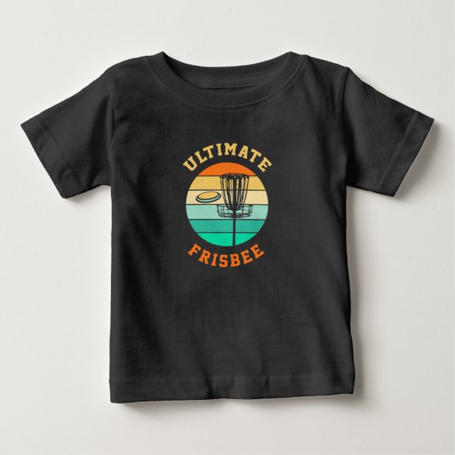 Disc Golf Ultimate Frisbee Baby T-Shirt (Front)
