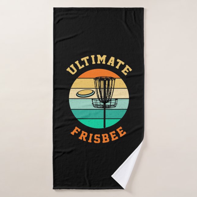 Disc Golf Ultimate Frisbee Bath Towel (Bath Towel)
