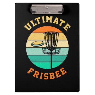 Disc Golf Ultimate Frisbee Clipboard