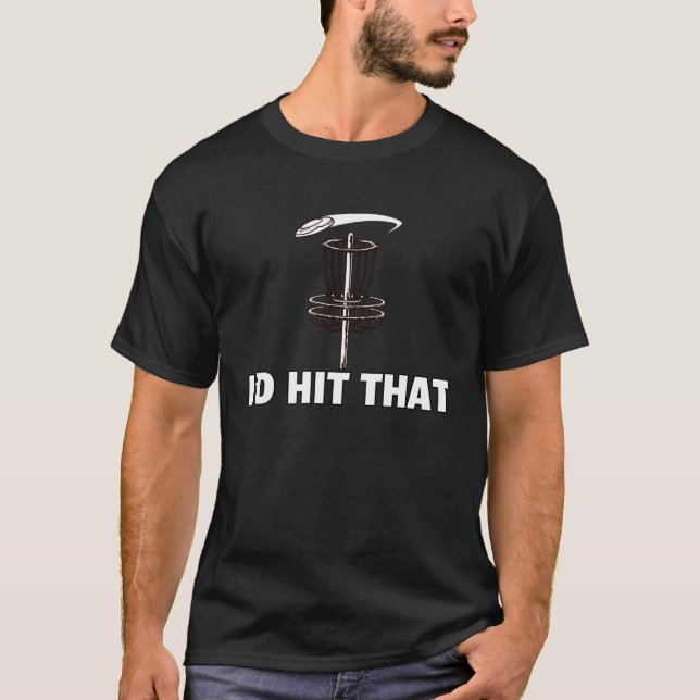 Disc Golf Ultimate Frisbee Flying Disc Player T-Shirt (Front)