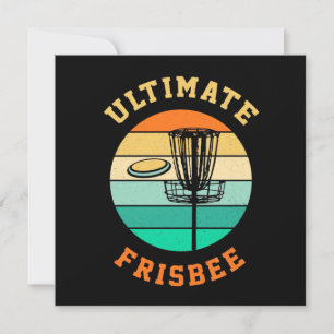 Disc Golf Ultimate Frisbee Holiday Card