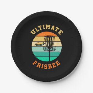 Disc Golf Ultimate Frisbee Paper Plate