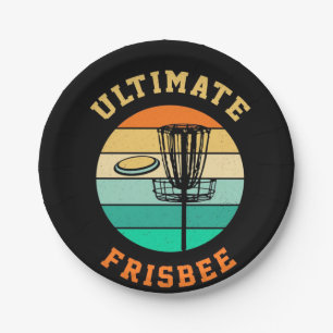 Disc Golf Ultimate Frisbee Paper Plate