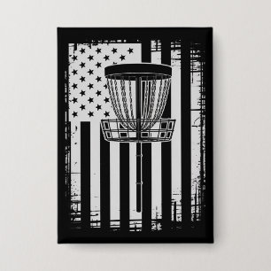 Disc Golf USA Flag Golfer Golfing Sport Lover
