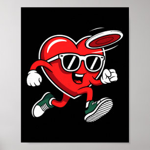Disc Golf Valentines Day  Poster