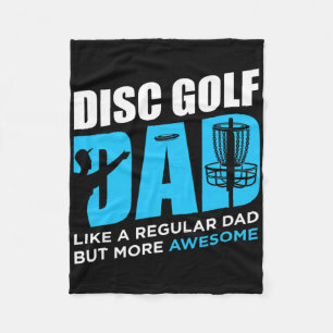 Disc Golf Vintage Funny Disc Golfing Dad Lover Pla Fleece Blanket