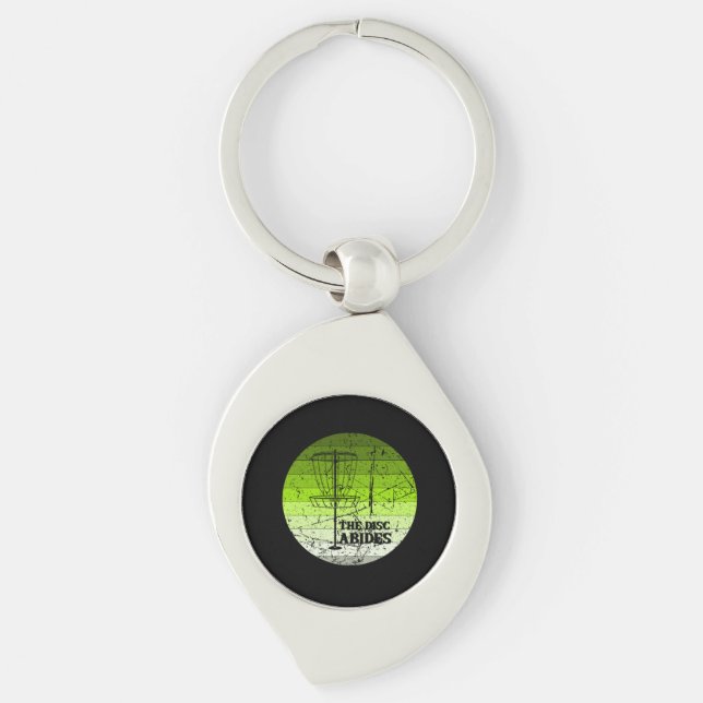 Disc Golf Vintage Key Ring (Front)