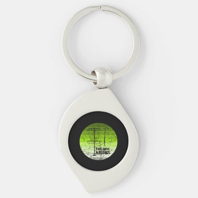 Disc Golf Vintage Key Ring (Front)