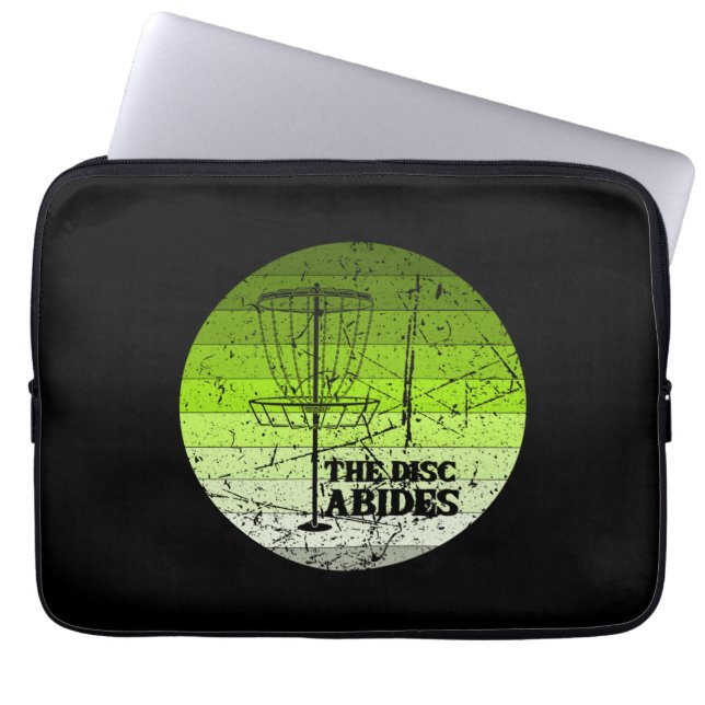 Disc Golf Vintage Laptop Sleeve (Front)