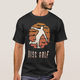 Disc Golf Vintage Retro Classic Sunset Sport T-Shirt