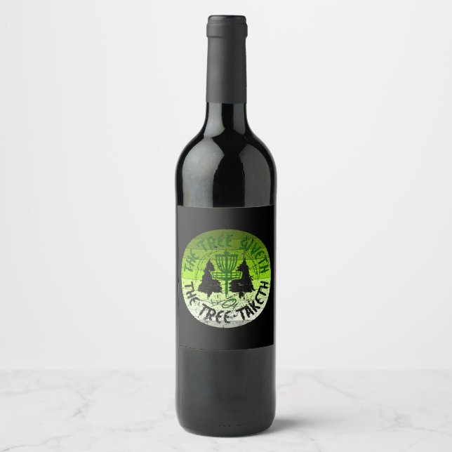 Disc Golf Wine Label (Front)