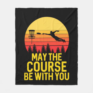 Disc Golf With You Fleece Blanket