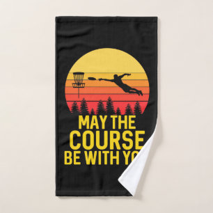 Disc Golf With You Hand Towel