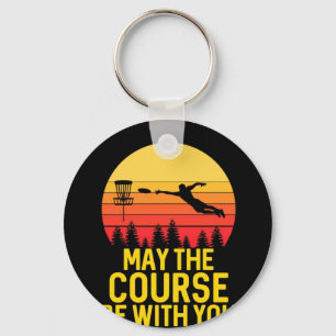 Disc Golf With You Key Ring