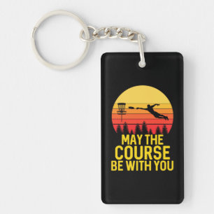 Disc Golf With You Key Ring