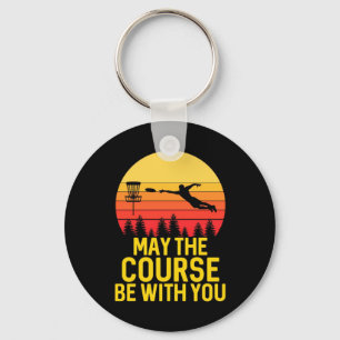 Disc Golf With You Key Ring