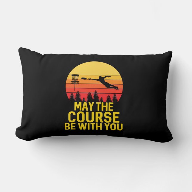 Disc Golf With You Lumbar Cushion (Front)