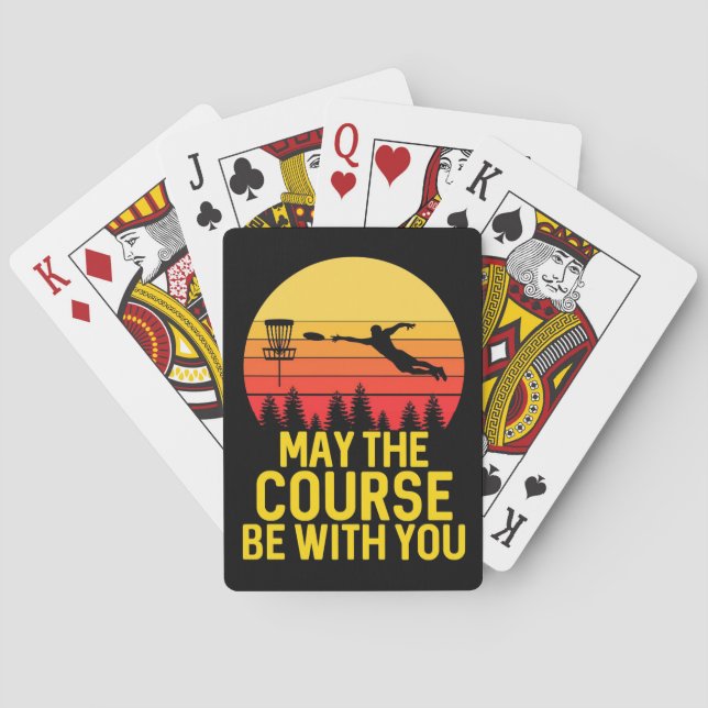 Disc Golf With You Playing Cards (Back)